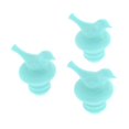 thumbnail image 1 of 3 piezas decorativas pajarito botella de vino tapón tapón de corcho tapón de Azul Sunnimix Tapón de botella de vino, 1 of 8