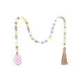 thumbnail image 1 of Bead Garland Pascua Colgante de Pared con Borlas Hecho Spring Beads Boho para Farmhouse Tiered Tray Country Easter Holiday Decoracion Rosa SM SunniMix Guirnalda de cuentas, 1 of 7