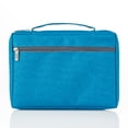 thumbnail image 2 of Teal Poly-Canvas Value Bible Cover with Fish Badge, 2 of 6