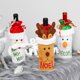 thumbnail image 4 of Decorativo Navidad Botellas de vino Cubierta Champagne Bolsa Stocking Home Cena Tabla Holiday Party Bar Decoración Feliz Año Nuevo Muñeco de nieve Advancent HA009980-03, 4 of 6