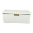 thumbnail image 4 of unbranded  Japanese Storage Box Kitchen Shelves Basket Containers with Lids White, 4 of 8