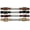 Black, variant on Showman Leather Curb Strap w/ Double Chain (Medium)