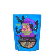 1 Pack of Trader Joes Spooky Bats & Cats Sour Gummy Candies | 14 Oz | Buy From RADYAN