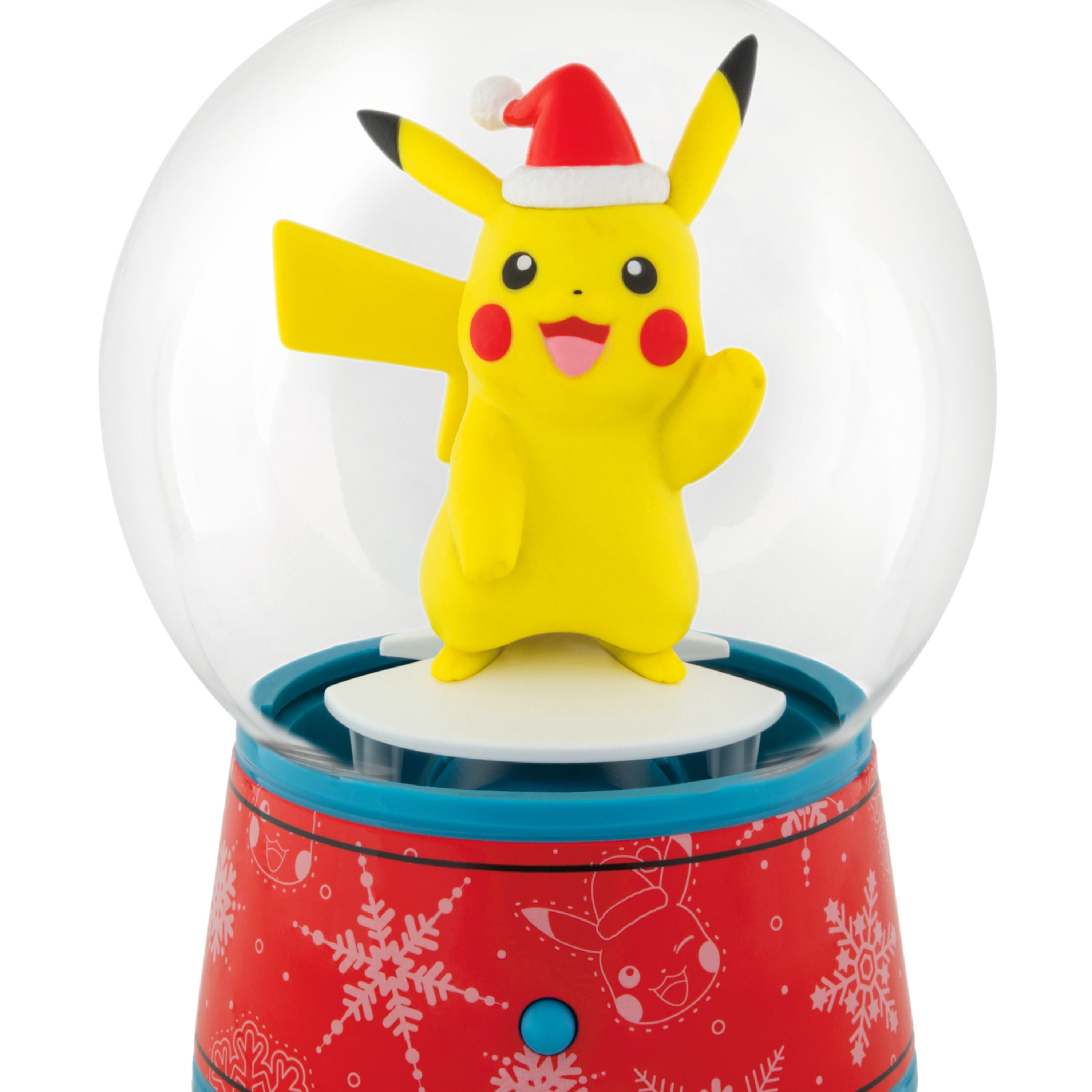 Hallmark Christmas Ornament (Pokémon Pikachu Musical Snow Globe), 1 Count