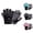 Black, variant on VOUZZA Kids Outdoor Cycling Gloves Half Finger Breathable Non Slip Sports Mittens For Boys Girls Biking Skating Bicycling Accessories