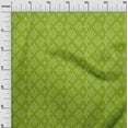 thumbnail image 2 of oneOone Polyester Lycra Green Fabric Geometric Bandhani Sewing Craft Projects Fabric Prints By Yard 56 Inches Wide, 2 of 4
