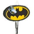 thumbnail image 5 of Multicolor Birthday Batman Pinata, Pull String, 24in x 13.5in, 5 of 5
