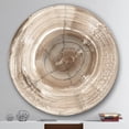 thumbnail image 3 of Designart 'Circle natural elements I' Geometric Metal Circle Wall Art, 3 of 3