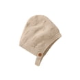 thumbnail image 5 of Qiylii Baby Knitted Romper, Solid Color Long Sleeves Buttons Bodysuit+Hat, 5 of 9