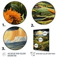 thumbnail image 3 of Designart "Farm Harvest Euphony Pastoral V" Landscape & Nature Floater Framed Wall Decor, 3 of 7