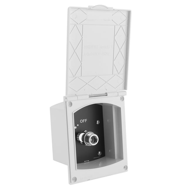 RV Exterior Shower Box, Practical Yellowing Resistant Motorhome Shower Box, White For RV