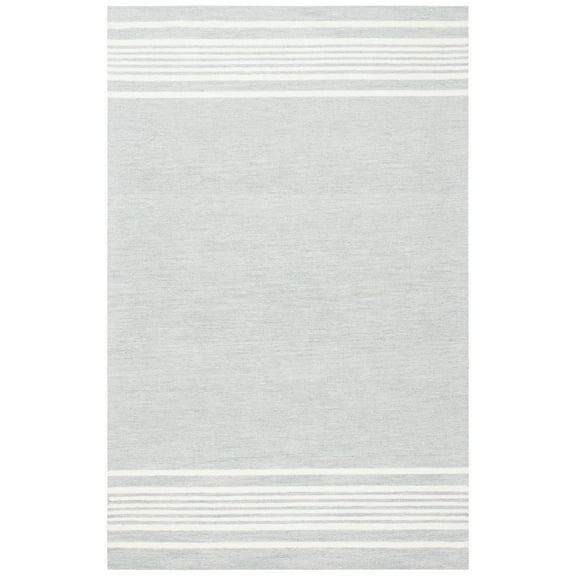 SAFAVIEH Metro Gale Striped Area Rug, Grey/Ivory, 4' x 6'