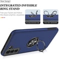 thumbnail image 3 of Galaxy S22 Plus Case for Samsung Galaxy S22 Plus Case  Grade Shockproof Built-in Ring Holder Kickstand Car Mount Armor Heavy Duty Protective Case for Galaxy S22+ Plus Phone Case (Blue), 3 of 15