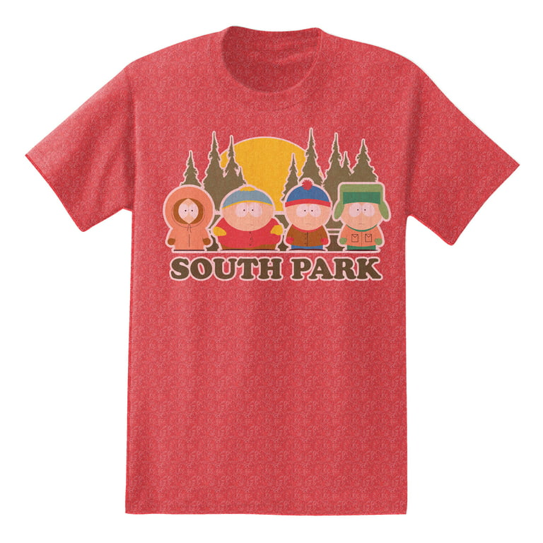 South Park - South Park Characters - Men's Short Sleeve Graphic T-Shirt 