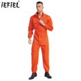 thumbnail image 2 of Monos de rayas reflectantes para hombre, monos con cremallera, monos de reparación de vehículos, ropa de trabajo de ingeniería de taller de fábrica con bolsillo, 2 of 5