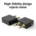 thumbnail image 6 of Yammee 3.5mm Aircraft Earphone Socket Plug Conversion Adapter Portable Converter 1 to 2, 6 of 7