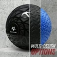thumbnail image 4 of Yes4All 25lbs Slam Ball - Durable PVC Sand-Filled Medicine Ball, Available in 10-40lbs, Perfect for Core Strength & Full-Body Workouts - Tread Black, 4 of 5