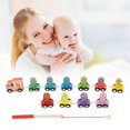 thumbnail image 2 of Kids Fishing Blocks Educational Toy Improve Coordination Different Numbers Fish Train Set, 2 of 5