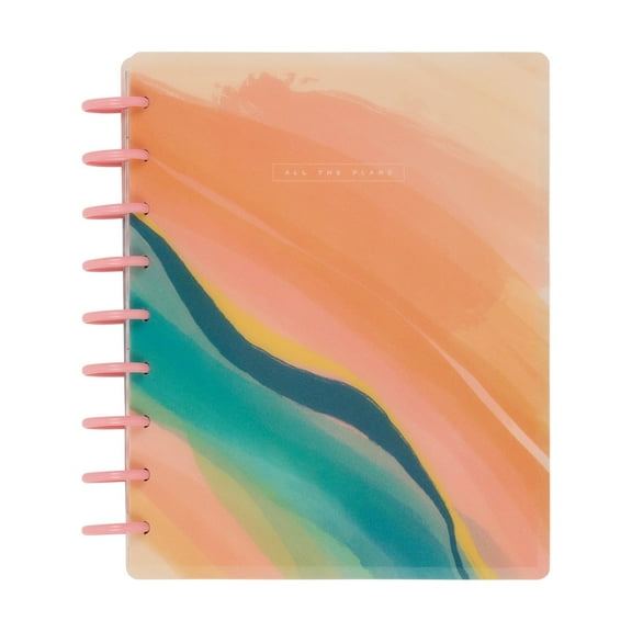 Happy Planner Academic Monthly Weekly Classic Planner 2025-2026 Petal Poetry Disc Bound