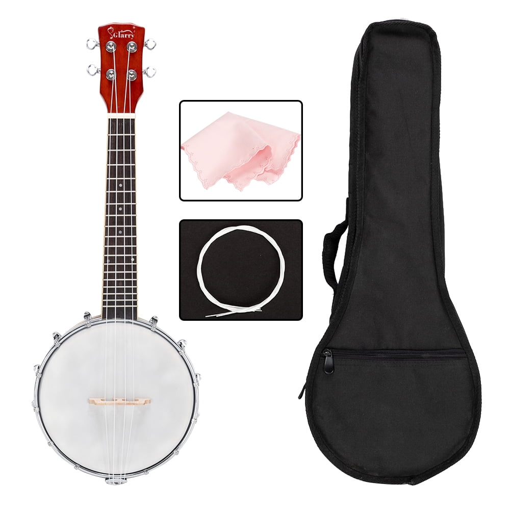 Lowestbest 4 String Ukulele, Concert Type Banjolele, Ukulele with Quick Start Guide, 23 Inch Lowestbest 4 String Ukulele, Concert Type Banjolele, Ukulele with Quick Start Guide, 23 Inch