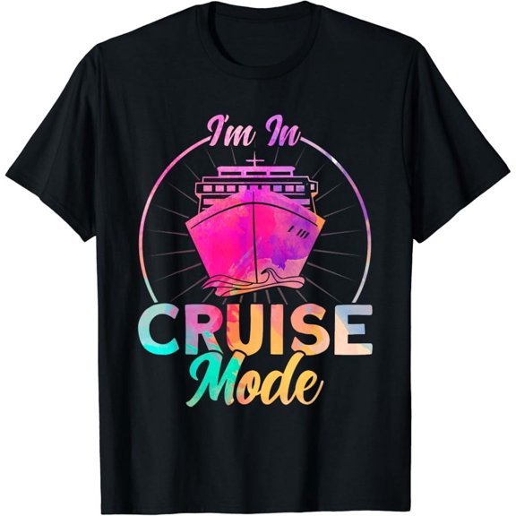 Vintage I'M In Cruise Mood Summer Vacation Family Travel For Group T-Shirt