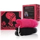 thumbnail image 1 of Subsahara Auténtica esponja de red africana  2 piezas exfoliante para todo tipo de piel Esponja de baño para cara y cuerpo, viaje portátil, duradera, suave exfoliación (negro y rosa), 1 of 1