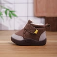 thumbnail image 5 of Ugoldhm Toddler Boys & Girls Winter Boots - Cold Weather Warm Faux Fur Shoes with Hook and Loop Straps, 5 of 8