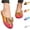Pink, variant on Jelly Sandals for Women Ballet Mesh Flats Shoes Summer Beach Wide Closed Toe Mary Jane Mules Dressy Comfortable Slip on Sandals (Purple)
