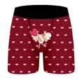 thumbnail image 6 of KHONTS Men's Personalized Boxers Husband Boyfriend Funny Boxers Face Photo Custom Valentine's Day Birthday for Him Brick Red XXL, 6 of 8