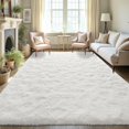 thumbnail image 1 of Alfombra LOCHAS, ultrasuave y esponjosa, 244 x 305 cm, color crema, 1 of 7