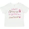 thumbnail image 3 of Inktastic Future Cheerleader Girls Cute Girls Toddler T-Shirt, 3 of 5