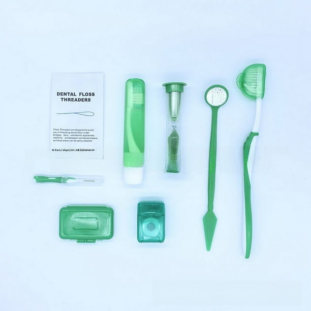 Kit De Cepillo 2 Interdentales Hilo Dental 5 M