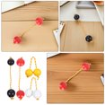 thumbnail image 3 of Minkissy 4Pcs Aslatuas Balls Assorted Color Hand Percussion Instrument Lightweight for Shows and Parties, 3 of 8