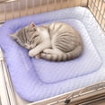 thumbnail image 3 of Dog Bed Cooling 3D Bubble Textured Chilly Pet Bed 1 Pack Gray Summer Cooling Pet Bed for Small Medium Dogs and Cats Ideal for Home Indoor and Outdoor Use Relieve Overheating for Hot Summer Days, 3 of 7
