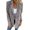 Red, variant on Women Suit Coat Lapel Long Sleeve Houndstooth Print Single-Breasted Cardigan Style Suit Jacket with Flap Pockets Loose Fit Business Outwear