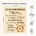 thumbnail image 4 of Gifts for Girlfriend Blanket - Girlfriend Birthday Gifts from Boyfriend, Anniversary Blanket Gifts for Girlfriend, Romantic Gifts for Her - Girlfriend Gifts for Valentine''s Day, 4 of 6