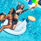 thumbnail image 3 of 16p Pelota De Playa Inflable De Colores Fiesta Piscina 30cm Xtellar multicolor, 3 of 3