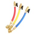 thumbnail image 4 of R134A R410 R22 HBA-B03 PSI Manifold Gauge Set A/C Refrigeration Charging Hose HVAC Refrigerant Hose, 4 of 5