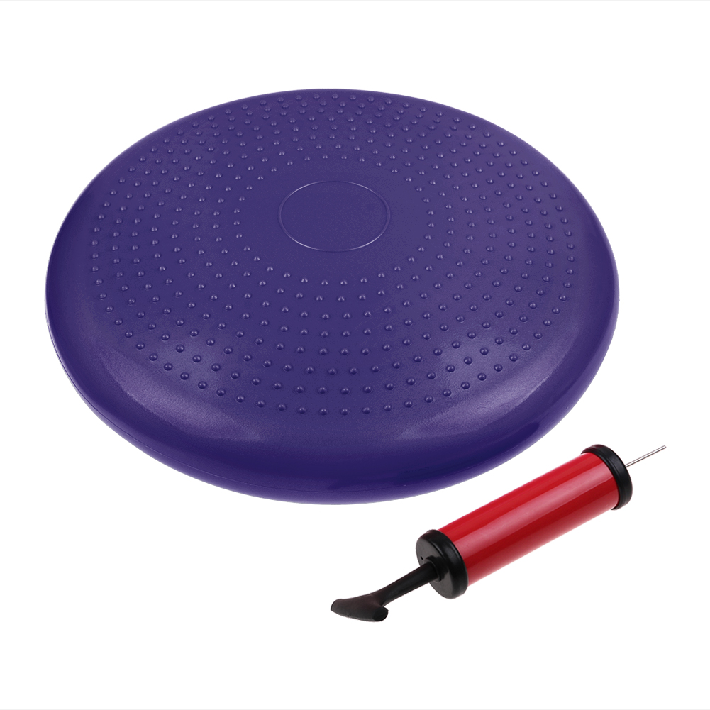 HJZ Inflatable Stability Balance Disc Trainer,Wobble Cushion, Exercise