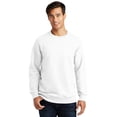 thumbnail image 1 of Port 1153704 Fan Favorite Fleece Crewneck Sweatshirt, White - Large, 1 of 1