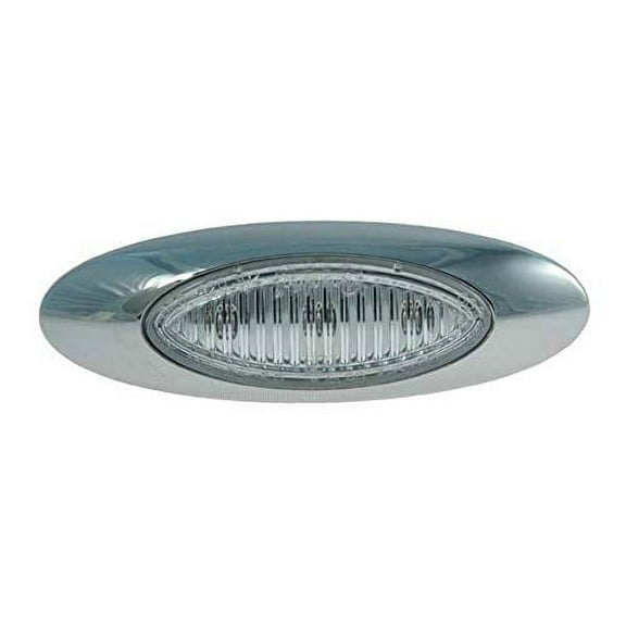 Grote 47923 M5 Series LED Clearance Marker Light Clear Lens .180 Molded Bullet, Amber