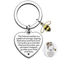 thumbnail image 2 of Bangcool Teacher Keychain Fashion Heart Cute Bee Pendant Keychain Inspirational Keychain, 2 of 8