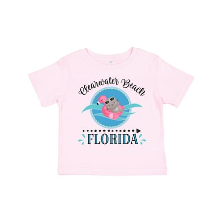 

Inktastic Clearwater Beach Florida Trip Gift Toddler Toddler Girl T-Shirt