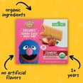 thumbnail image 2 of Earth's Best Organic Kids Snacks, Sesame Street KMC2Toddler Snacks, Organic Sunny Days Snack Bars for Toddlers 2 Years and Older, Strawberry with Other Natural Flavors, 16 Bars Per Box, 2 of 3