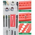 thumbnail image 4 of Nut and Bolt Thread Checker, Standard and Metric Bolt Size and Thread Gauges, Bolt Size Finder Bolt and Nut Identifier Gauges, Bolt Size Finder, Screws Sizer & Measuring Tool, 4 of 7