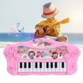 thumbnail image 1 of Electronic Piano Toy, Piano Keyboard Toy, Built-In Dynamic Music Durable Improve Hand-Eye Coordination For Girls Kids Pink, 1 of 8
