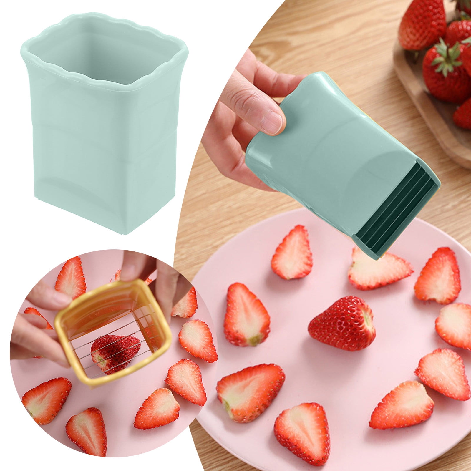 Slices Dices Chop Cup Chop2cup Strawberry Slicer Cup - Fruit & Vegetable  Slicer/dicer - Buy Cut N Cup,Chop2cup,Slicer Cup Product on