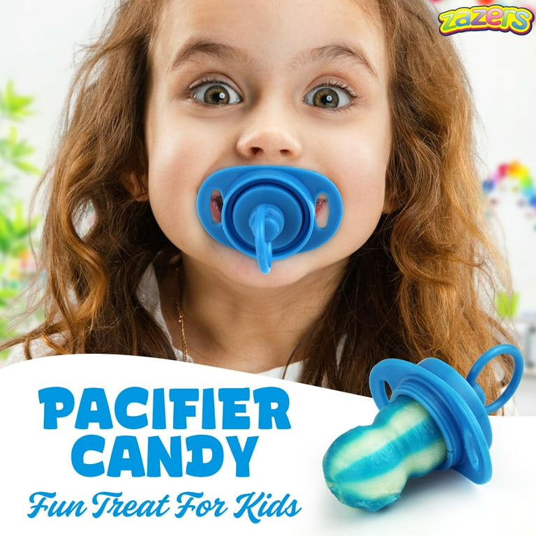 Lollipop Ring Pop Lick Pacifier Individually Wrapped Blueberry