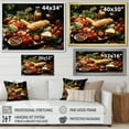 thumbnail image 4 of Designart "Capturing Picnic Delights in Photography" Food & Beverage Floater Framed Canvas Wall Art, 4 of 7