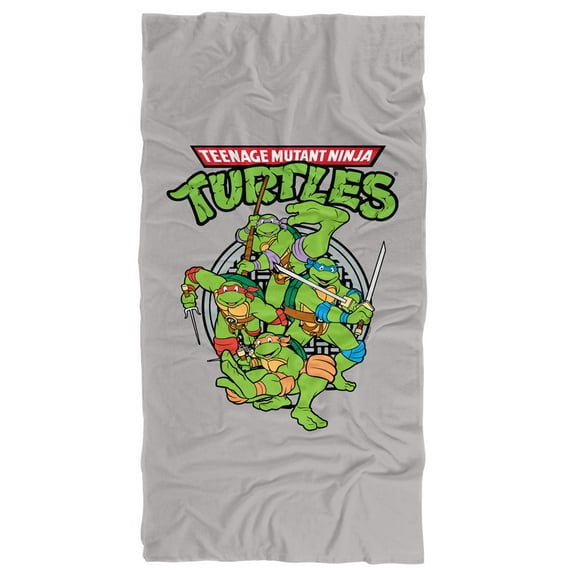 TMNT Beach Towel, 30"x60", TMNT Group Beach Towel